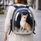 Mochila cápsula para mascotas