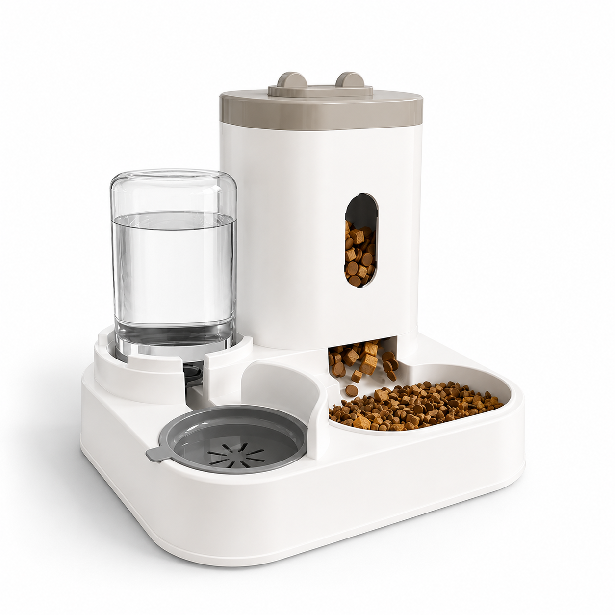 Dual Pet Feeder Station