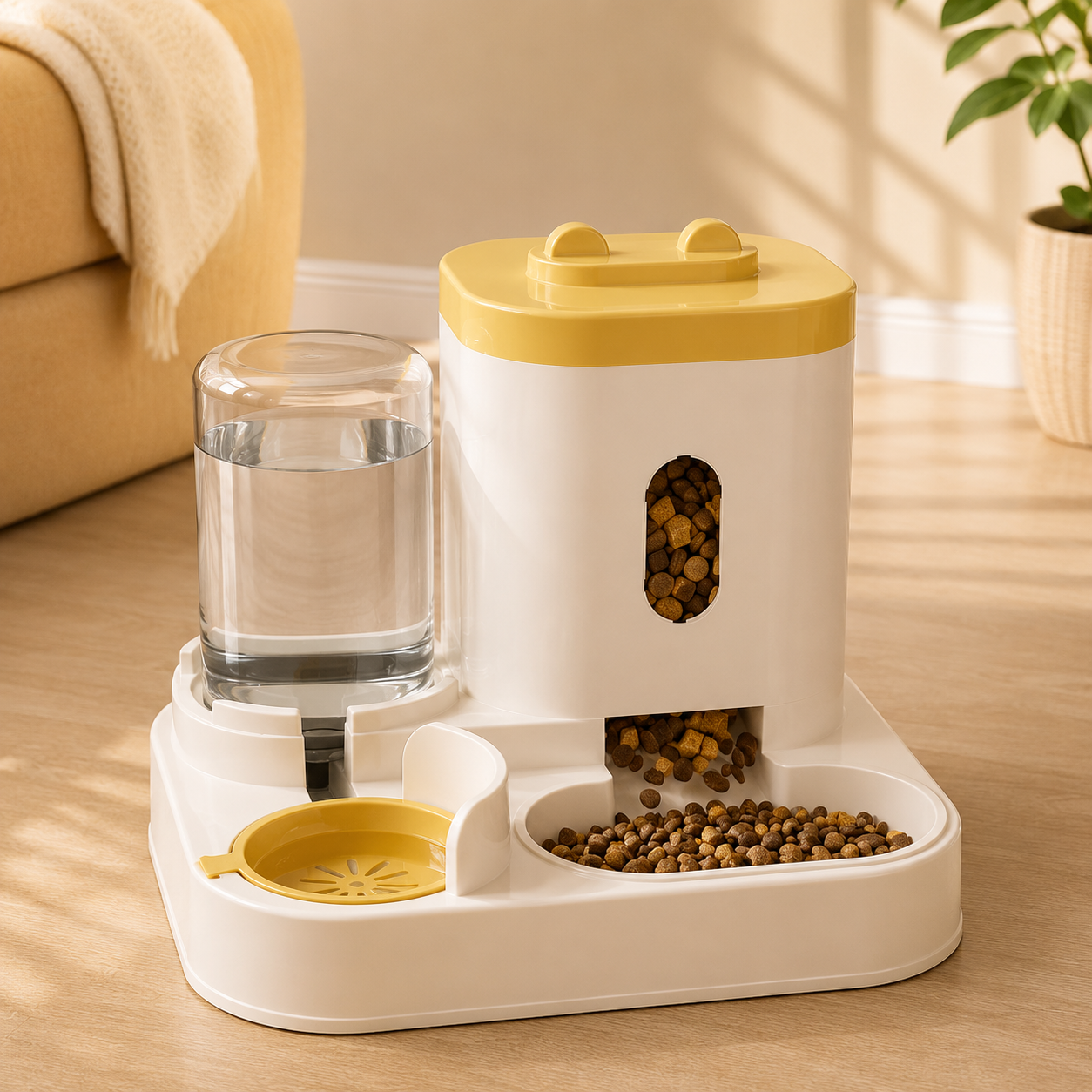 Dual Pet Feeder Station