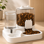 Dual Pet Feeder Station
