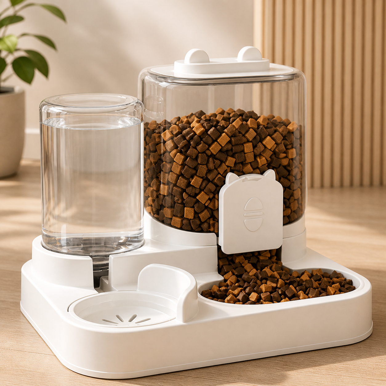 Dual Pet Feeder Station