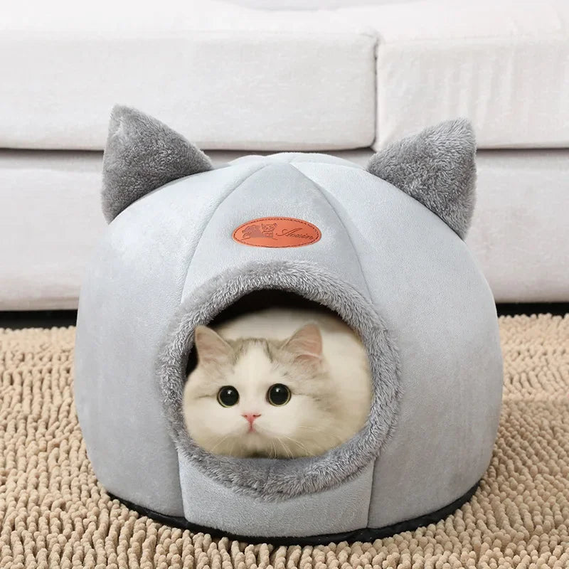 Soft Cat Cave Bed