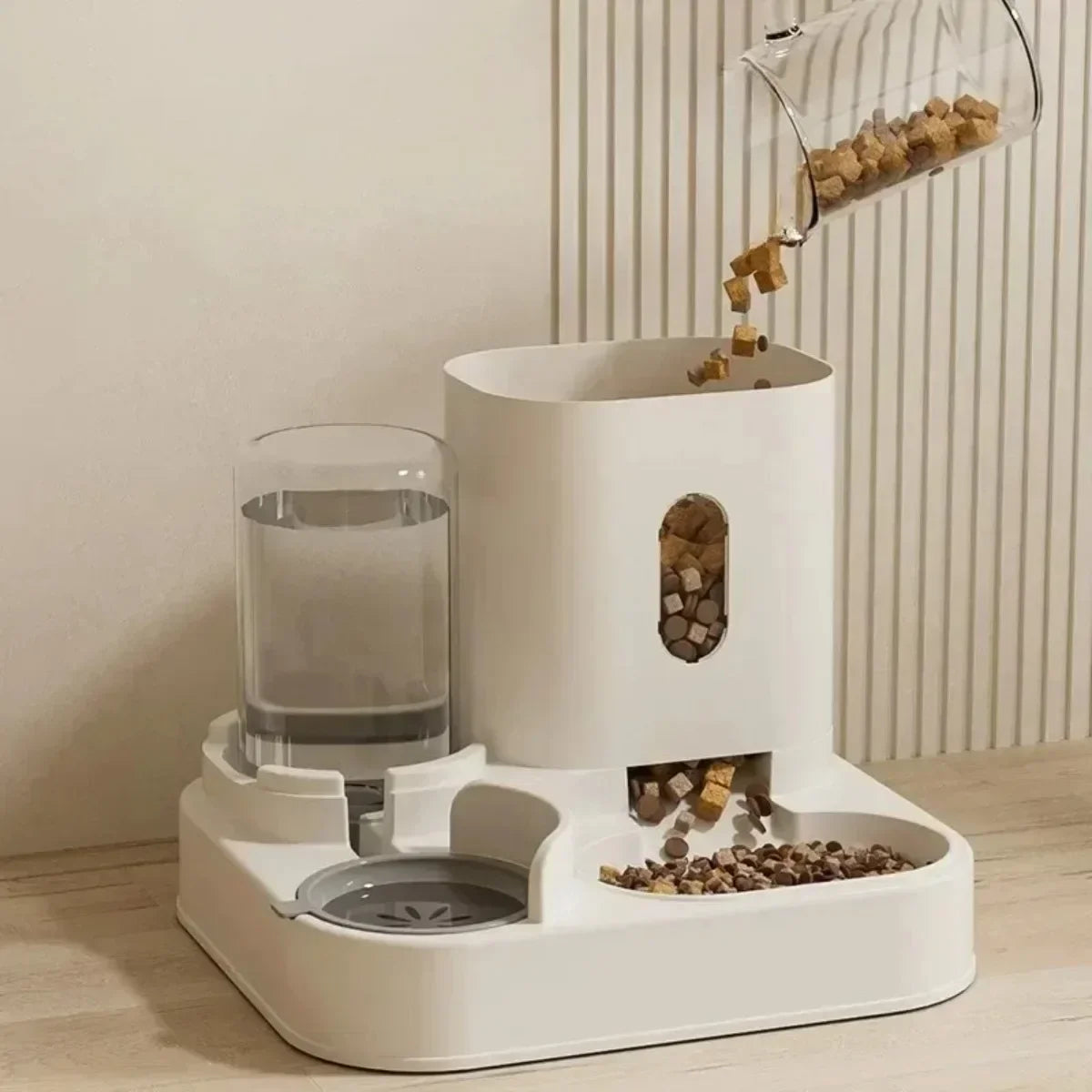 Dual Pet Feeder Station